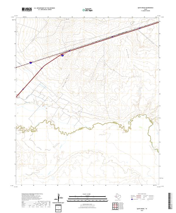 Quito Draw topographic map thumbnail