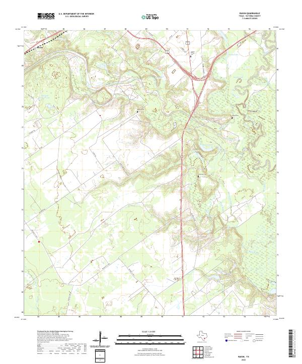 Raisin topographic map thumbnail