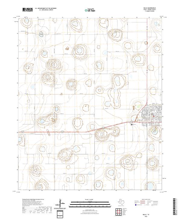 Ralls topographic map thumbnail
