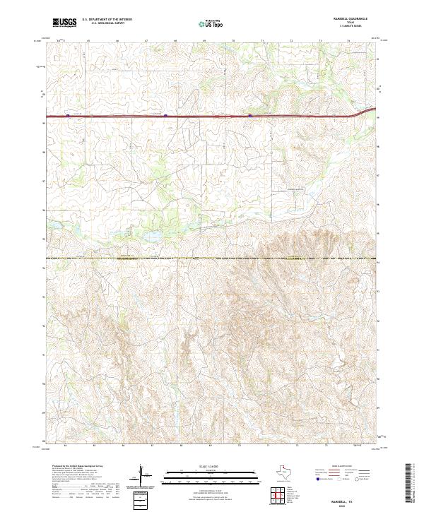 Ramsdell topographic map thumbnail