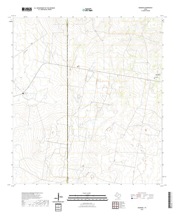 Randado topographic map thumbnail