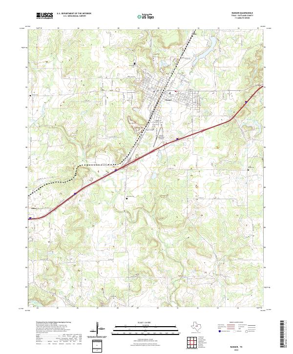 Ranger topographic map thumbnail