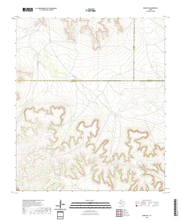 Rankin SE 2022 topographic map thumbnail