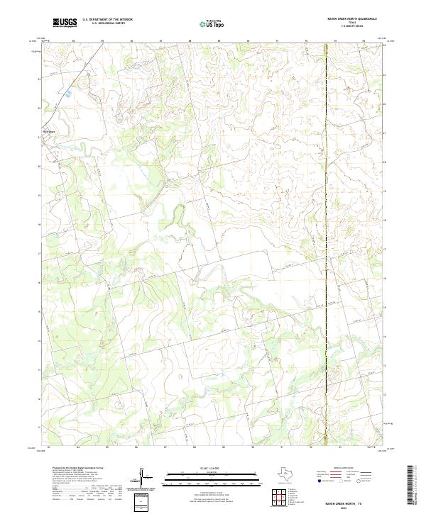Raven Creek North topographic map thumbnail