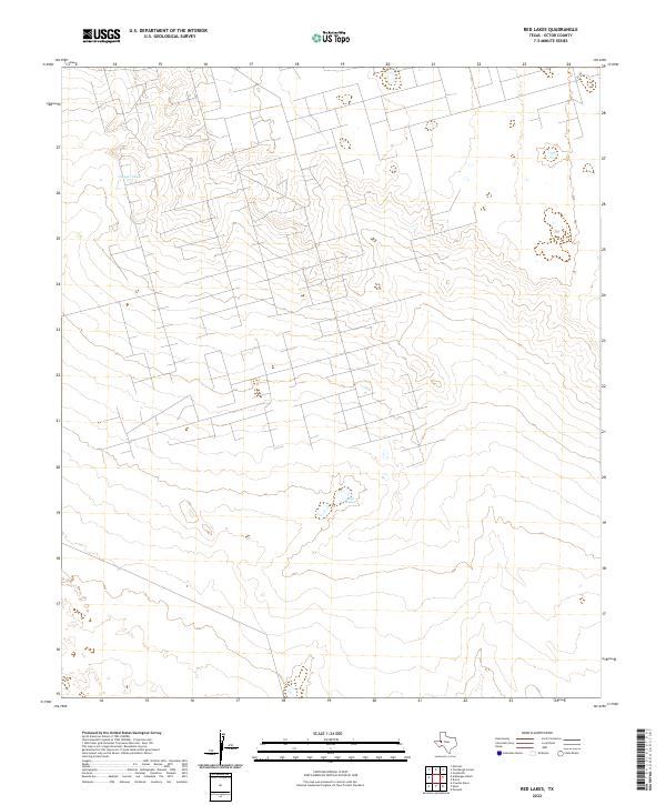 Red Lakes topographic map thumbnail