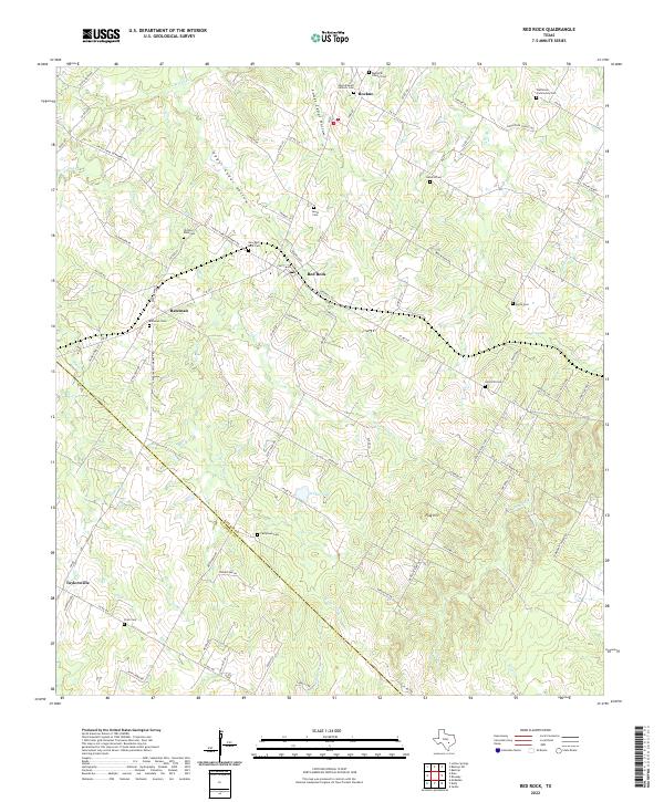 Red Rock topographic map thumbnail
