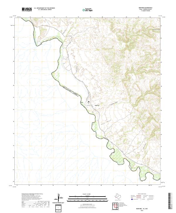 Redford 2022 topographic map thumbnail