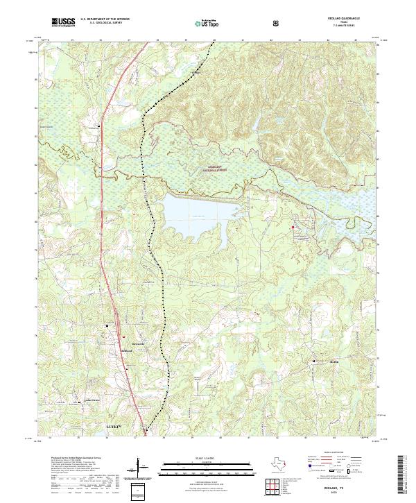 Redland topographic map thumbnail