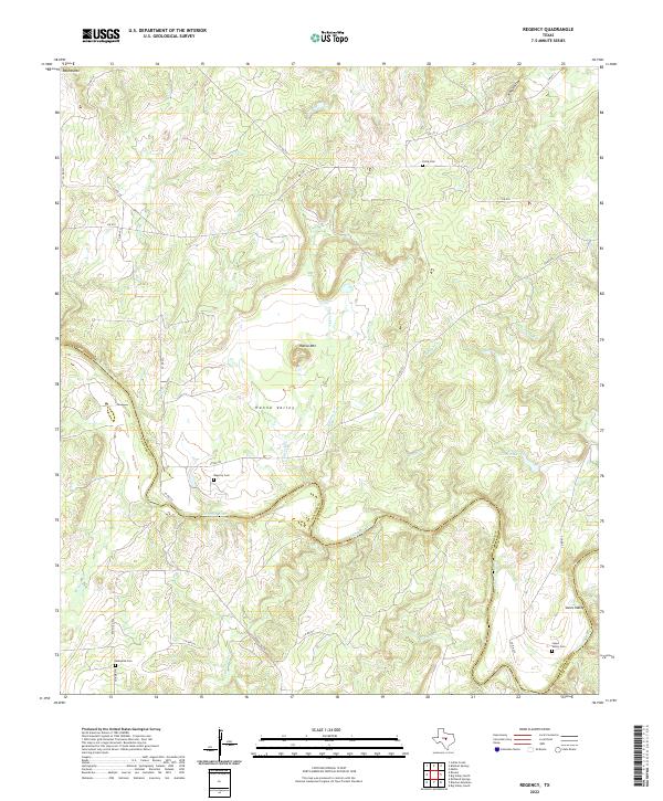 Regency 2022 topographic map thumbnail