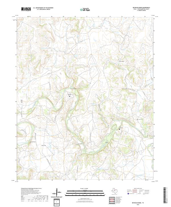 Reynolds Bend topographic map thumbnail