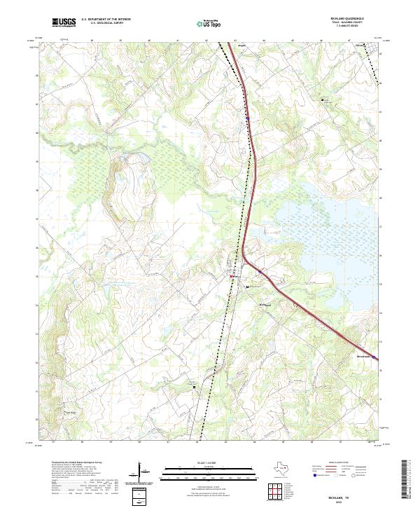 Richland topographic map thumbnail