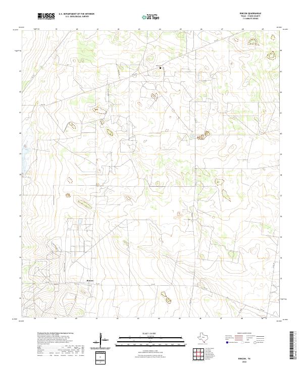 Rincon topographic map thumbnail