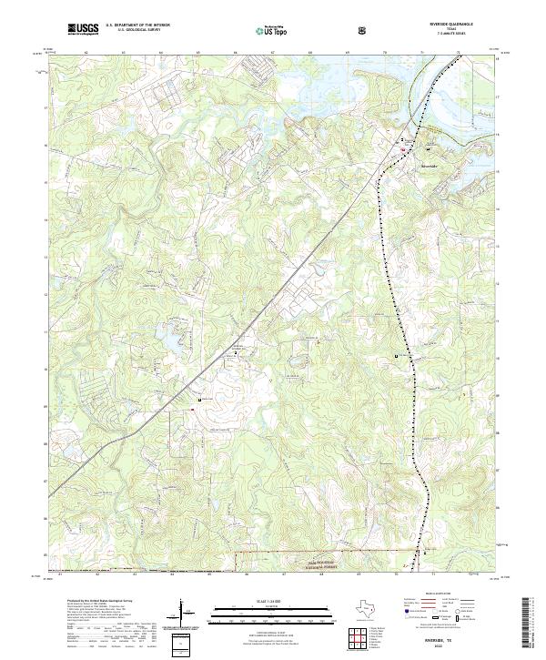 Riverside topographic map thumbnail