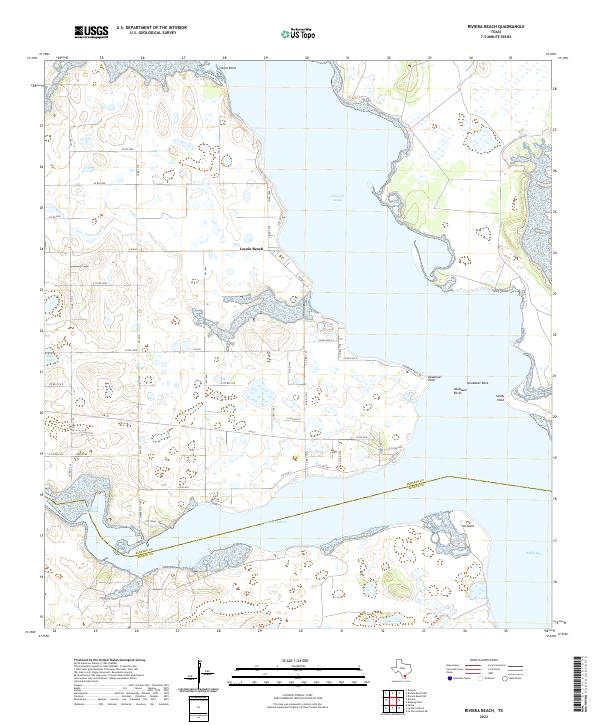 Riviera Beach 2022 topographic map thumbnail