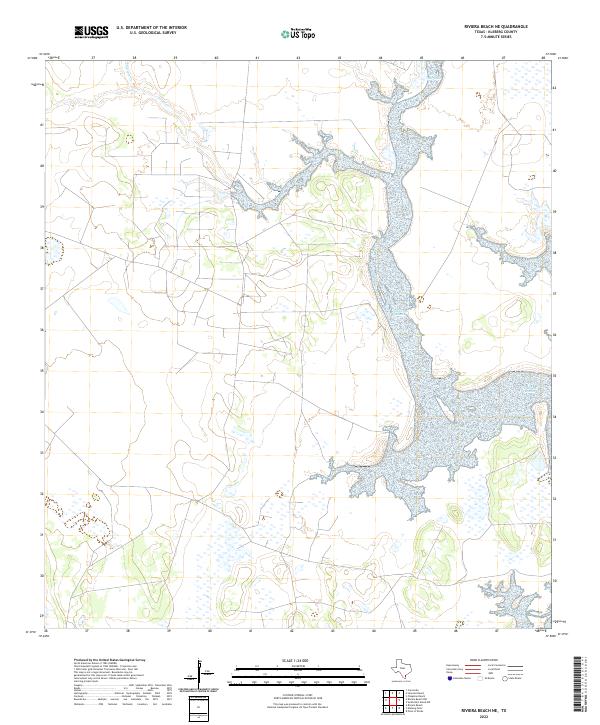 Riviera Beach NE topographic map thumbnail