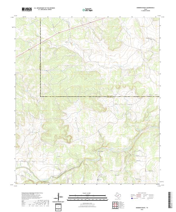 Robbers Roost 2022 topographic map thumbnail