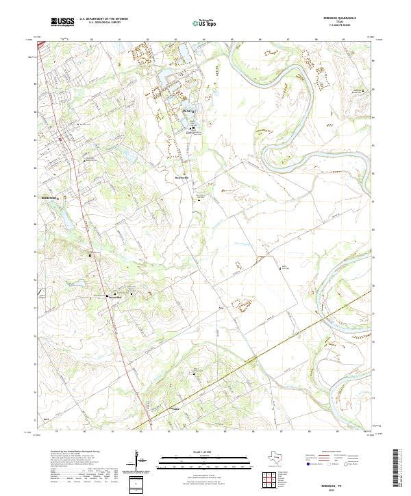Robinson topographic map thumbnail
