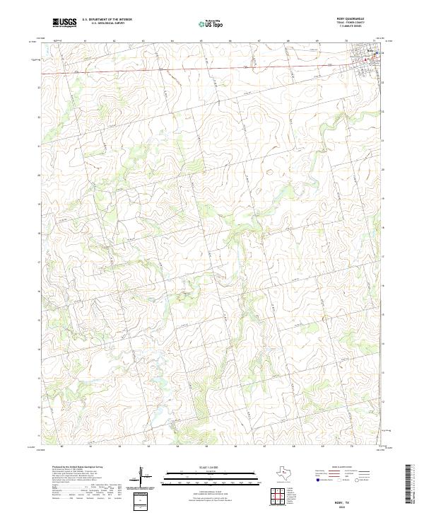 Roby topographic map thumbnail