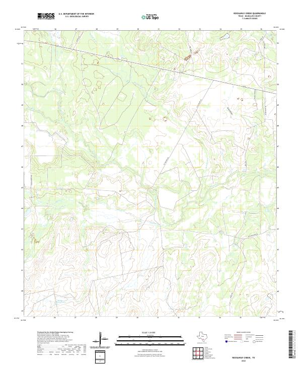 Rockaway Creek 2022 topographic map thumbnail