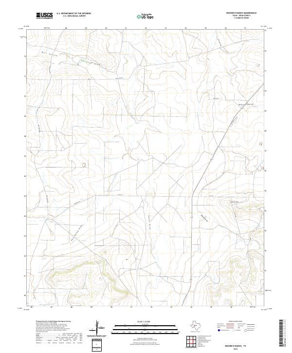 Rocker B Ranch topographic map thumbnail