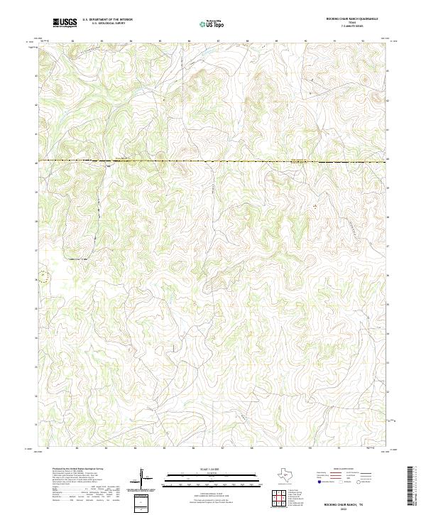 Rocking Chair Ranch topographic map thumbnail