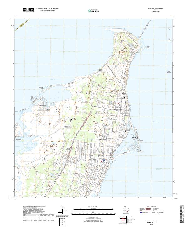 Rockport topographic map thumbnail