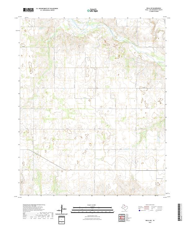 Rolla NE topographic map thumbnail
