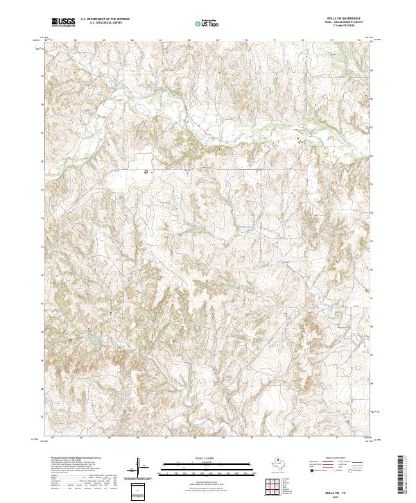 Rolla SW 2023 topographic map thumbnail