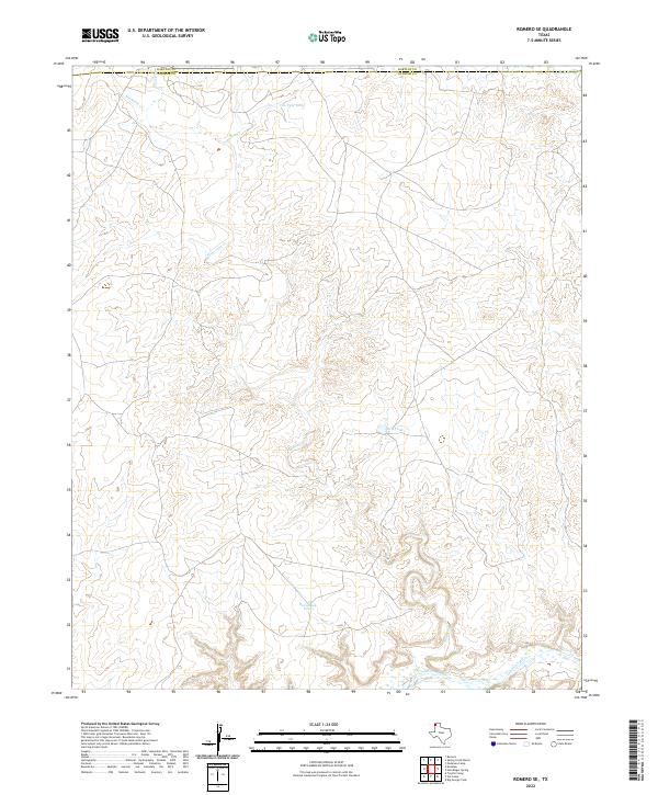 Romero SE topographic map thumbnail