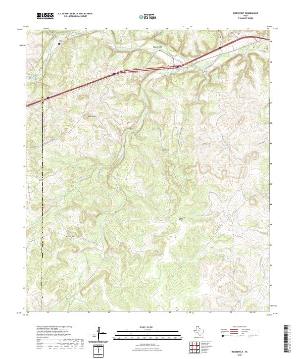 Roosevelt topographic map thumbnail
