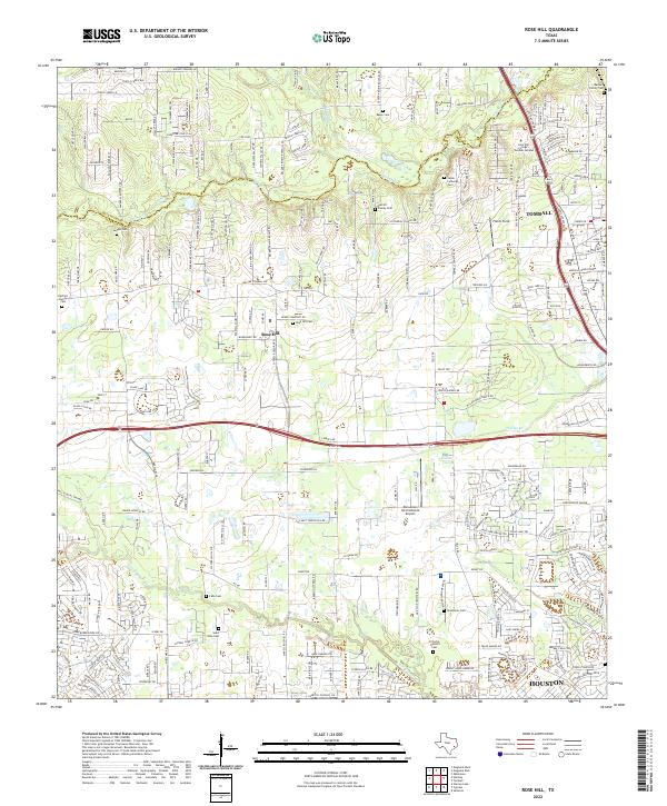 Rose Hill 2022 topographic map thumbnail