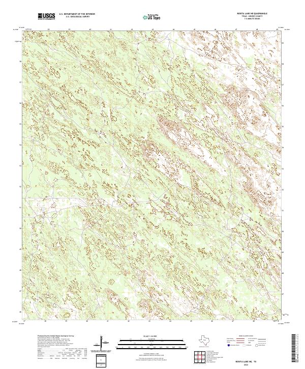 Rosita Lake NE topographic map thumbnail