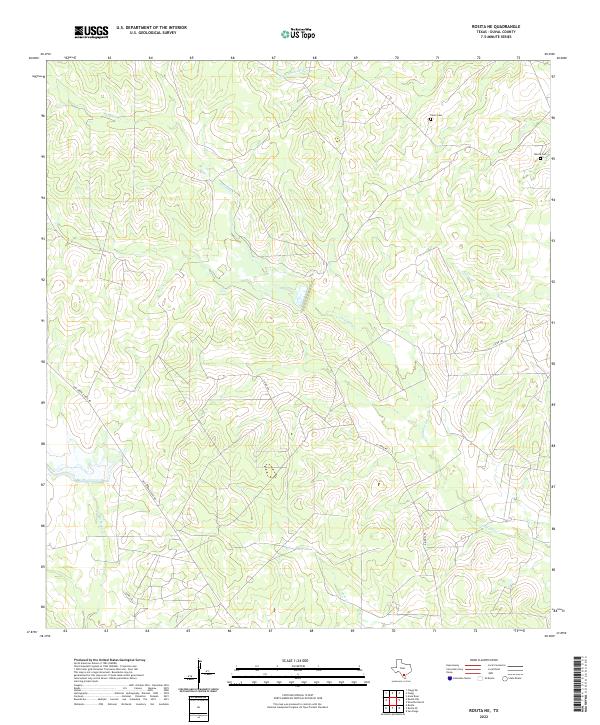 Rosita NE topographic map thumbnail