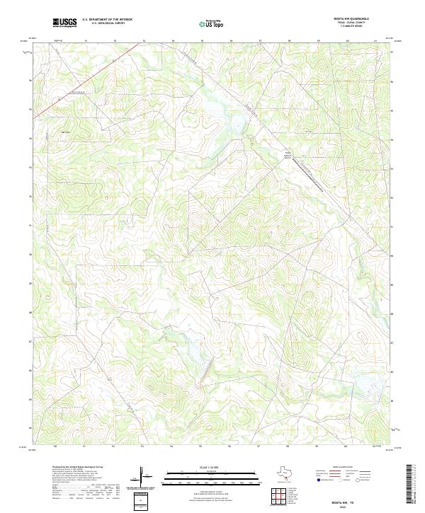 Rosita NW topographic map thumbnail
