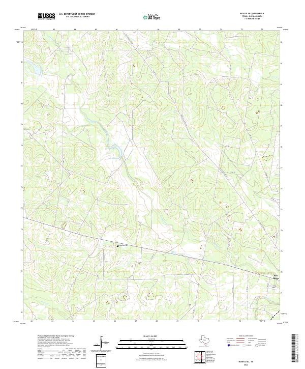 Rosita SE topographic map thumbnail
