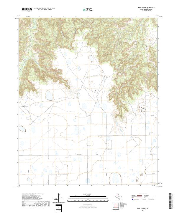 Ross Canyon 2022 topographic map thumbnail