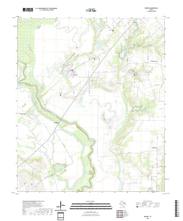 Rosser topographic map thumbnail