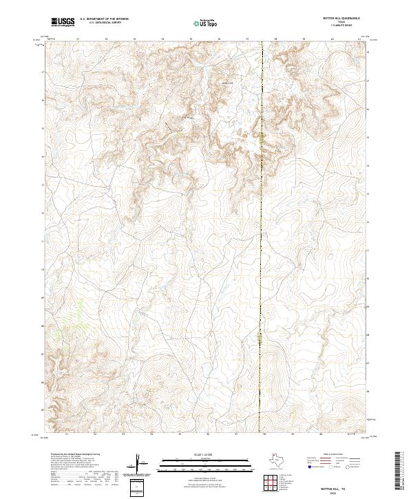 Rotten Hill topographic map thumbnail