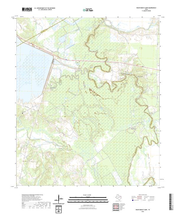 Roustabout Camp topographic map thumbnail