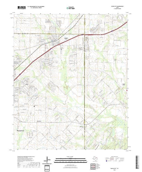 Royse City topographic map thumbnail
