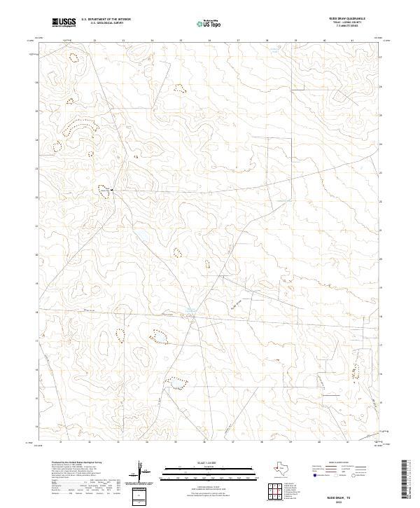 Rudd Draw topographic map thumbnail