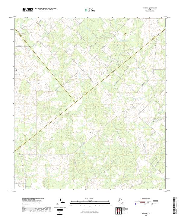 Runge SE topographic map thumbnail