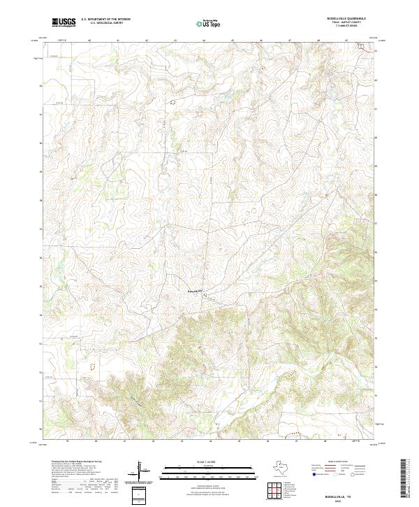 Russellville topographic map thumbnail