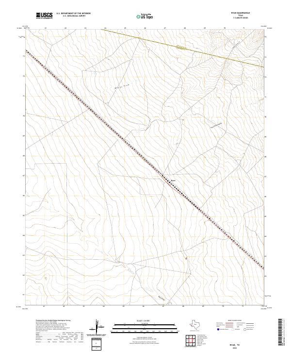 Ryan 2022 topographic map thumbnail
