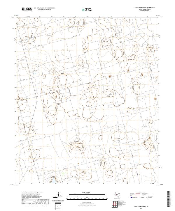 Saint Lawrence SE topographic map thumbnail