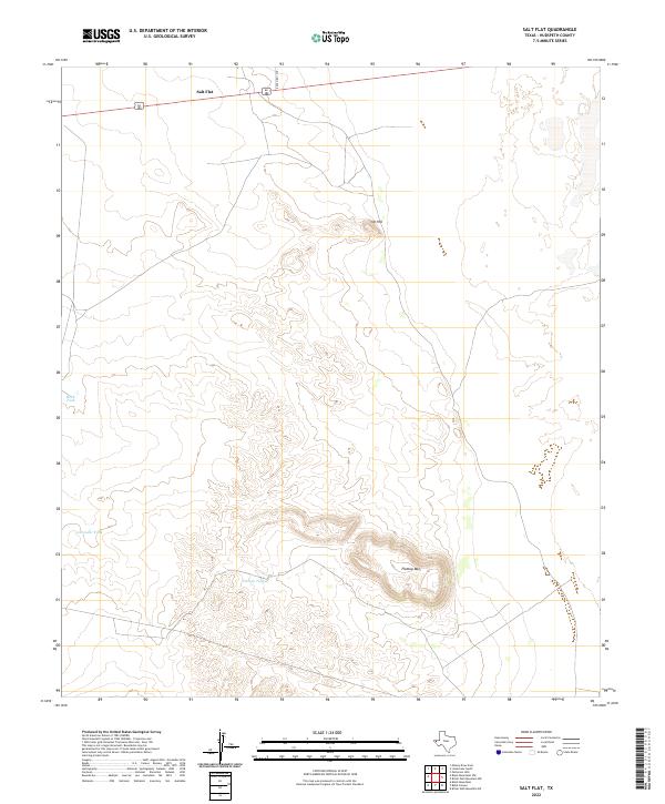 Salt Flat 2022 topographic map thumbnail