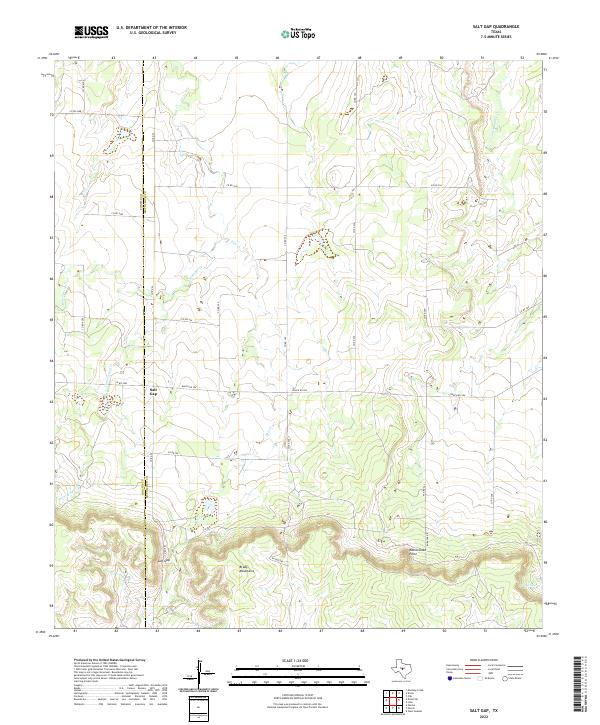 Salt Gap topographic map thumbnail
