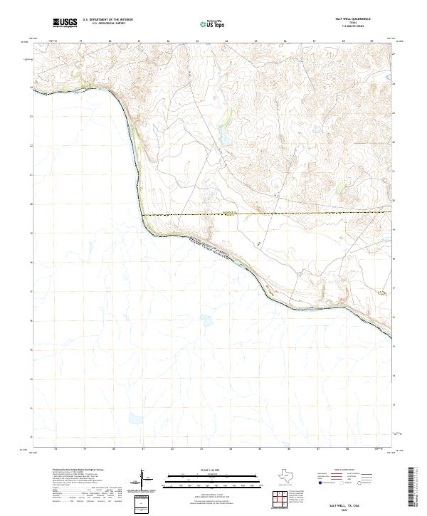 Salt Well topographic map thumbnail