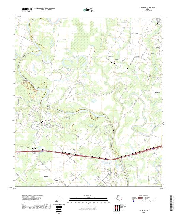 San Felipe 2022 topographic map thumbnail