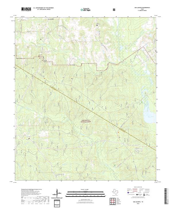 San Jacinto topographic map thumbnail